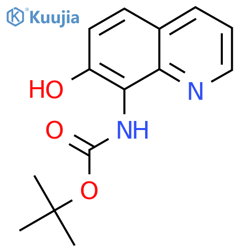 tert-butyl N-(7-hydroxyquinolin-8-yl)carbamate structure