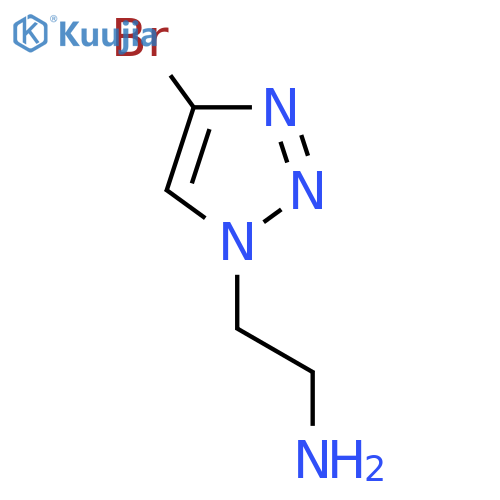 2-(4-bromo-1H-1,2,3-triazol-1-yl)ethan-1-amine structure