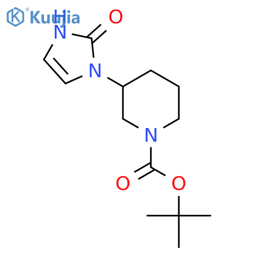 tert-butyl 3-(2-hydroxy-1H-imidazol-1-yl)piperidine-1-carboxylate structure