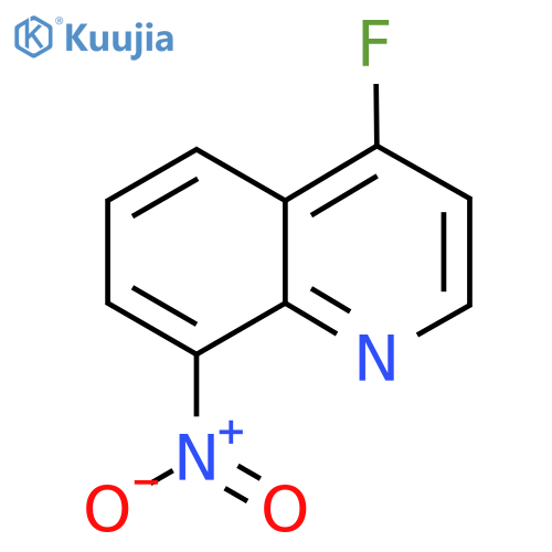 4-Fluoro-8-nitroquinoline structure