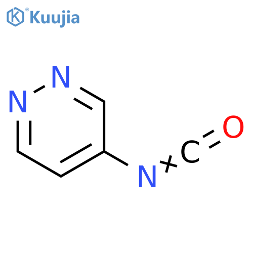 Pyridazine, 4-isocyanato- structure