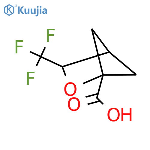 3-(Trifluoromethyl)-2-oxabicyclo[2.1.1]hexane-1-carboxylic acid structure