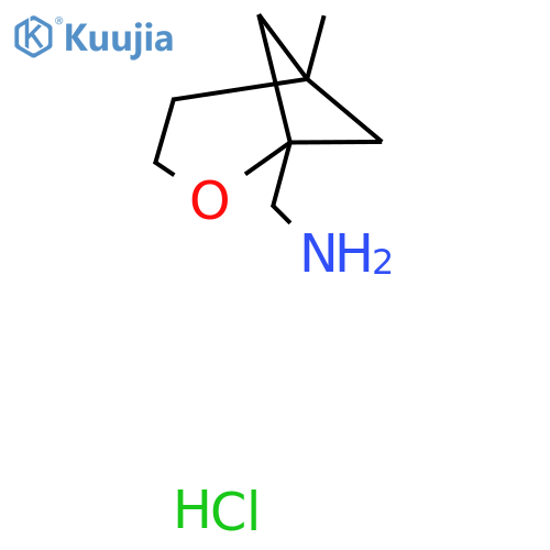 1-{5-methyl-2-oxabicyclo3.1.1heptan-1-yl}methanamine hydrochloride structure
