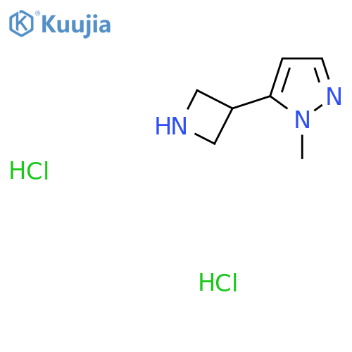 5-(azetidin-3-yl)-1-methyl-1H-pyrazole dihydrochloride structure