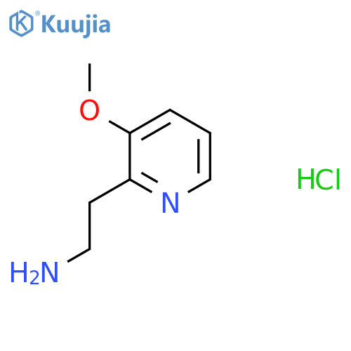 2-(3-Methoxypyridin-2-yl)ethan-1-amine hydrochloride structure