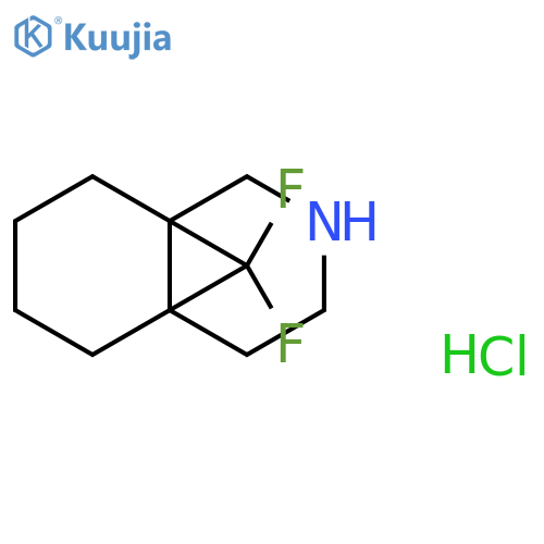 11,11-difluoro-3-azatricyclo4.4.1.0,1,6undecane hydrochloride structure