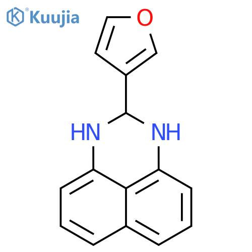 2-(furan-3-yl)-2,3-dihydro-1H-perimidine structure