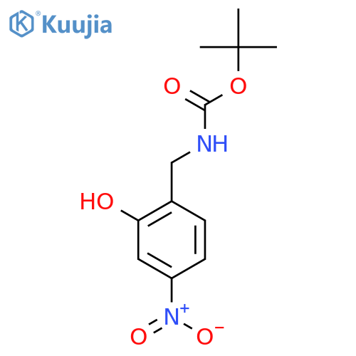 tert-butyl N-(2-hydroxy-4-nitrophenyl)methylcarbamate structure