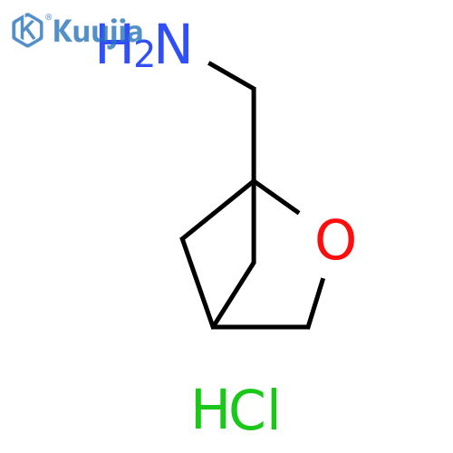 2-oxabicyclo[2.1.1]hexan-1-ylmethanamine;hydrochloride structure