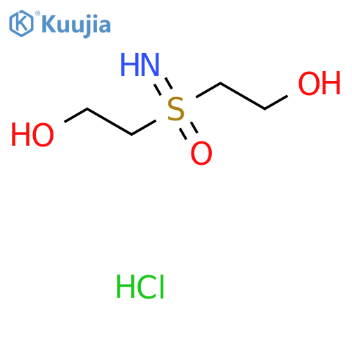 2-(2-Hydroxyethylsulfonimidoyl)ethanol;hydrochloride structure