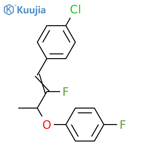 1-{4-(4-chlorophenyl)-3-fluorobut-3-en-2-yloxy}-4-fluorobenzene structure