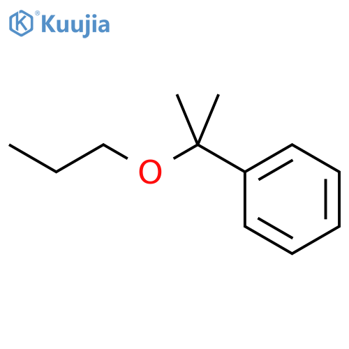 Benzene,(1-methyl-1-propoxyethyl)- structure