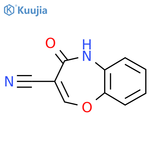 4-Oxo-4,5-dihydro-1,5-benzoxazepine-3-carbonitrile structure