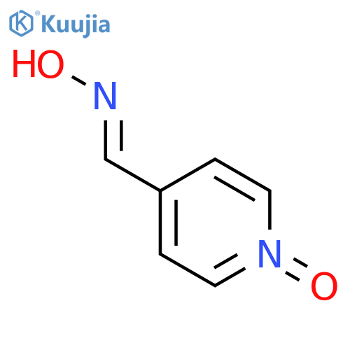 (E)-4-pyridinecarbaldehyde 1-oxide oxime structure