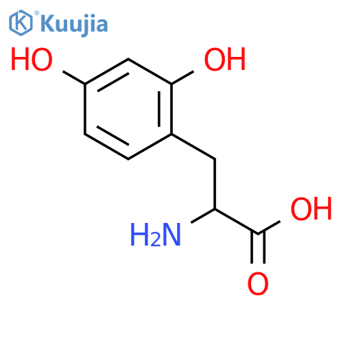 Tyrosine, 2-hydroxy- structure