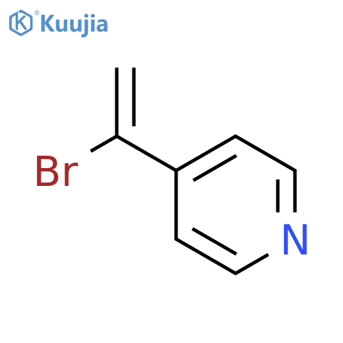 Pyridine, 4-(1-bromoethenyl)- structure