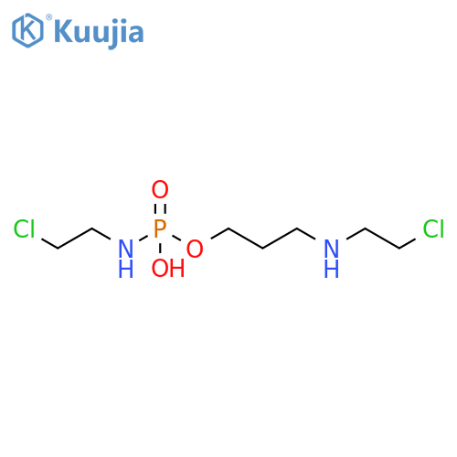 Phosphoramidic acid, (2-chloroethyl)-, mono[3-[(2-chloroethyl)amino]propyl] ester (9CI) structure