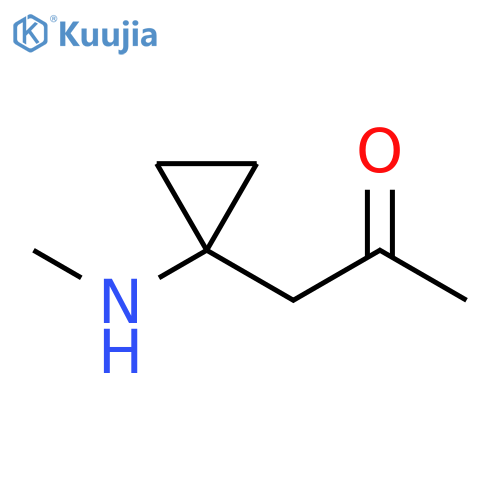 2-Propanone,1-[1-(methylamino)cyclopropyl]- structure