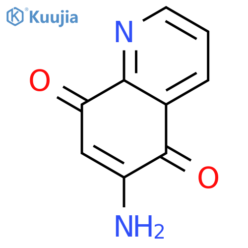 5,8-Quinolinedione,6-amino- structure