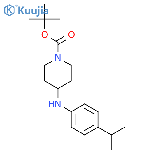 tert-Butyl 4-(4-Isopropylanilino)tetrahydro-1(2H)-pyridinecarboxylate structure