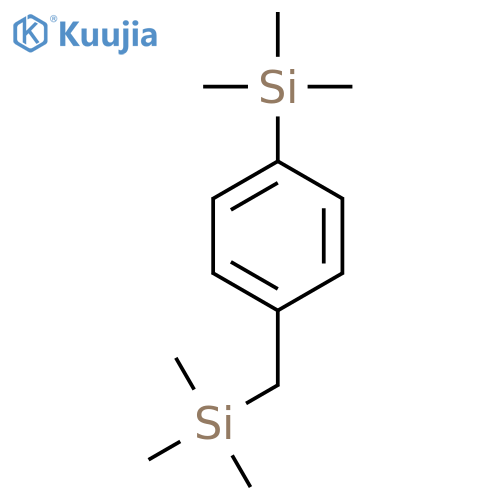 Silane, trimethyl[4-[(trimethylsilyl)methyl]phenyl]- structure