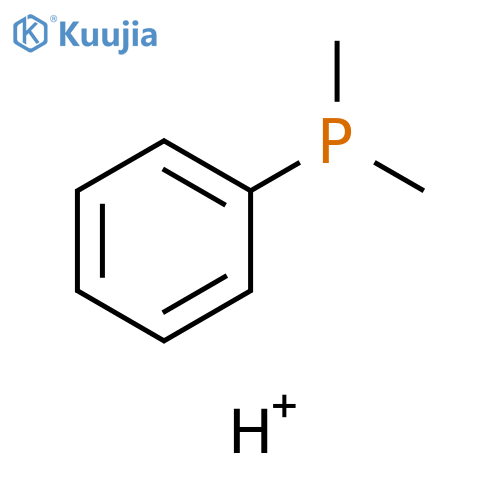 Phosphine, dimethylphenyl-, conjugate acid (1:1) structure