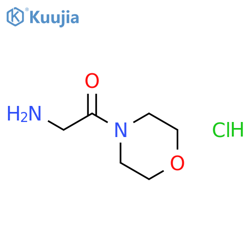 2-amino-1-(morpholin-4-yl)ethan-1-one hydrochloride structure