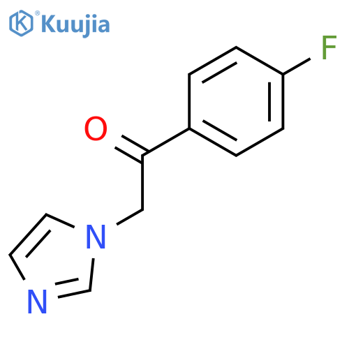 1-(4-fluorophenyl)-2-(1H-imidazol-1-yl)ethan-1-one structure