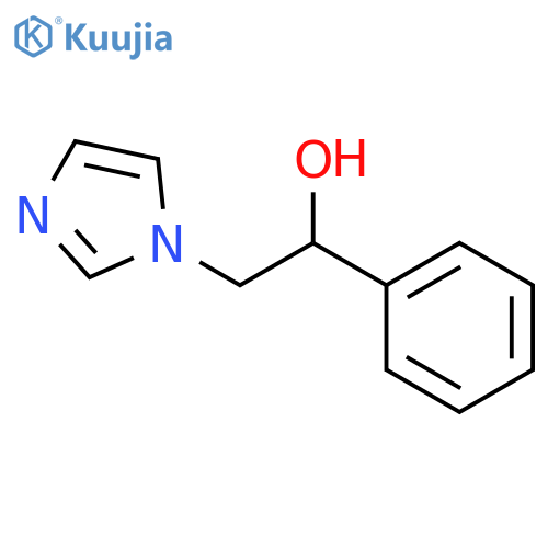 2-(1H-imidazol-1-yl)-1-phenylethan-1-ol structure