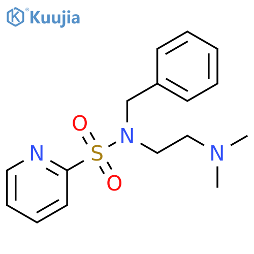 N-[2-(Dimethylamino)ethyl]-N-(phenylmethyl)-2-pyridinesulfonamide structure