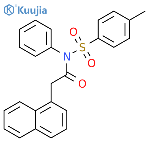 N-[(4-Methylphenyl)sulfonyl]-N-phenyl-1-naphthaleneacetamide structure