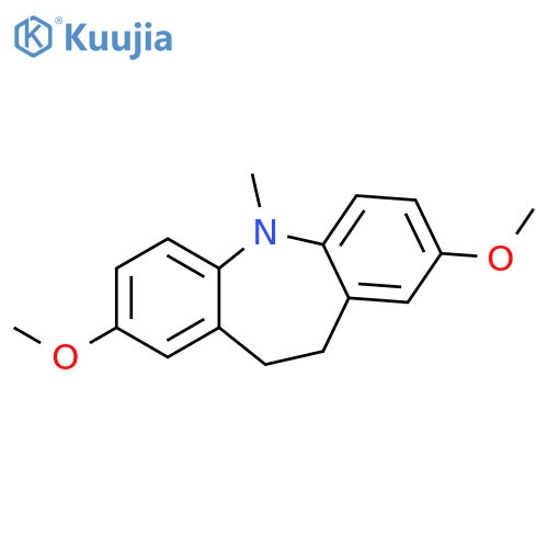 5H-Dibenz[b,f]azepine, 10,11-dihydro-2,8-dimethoxy-5-methyl- structure