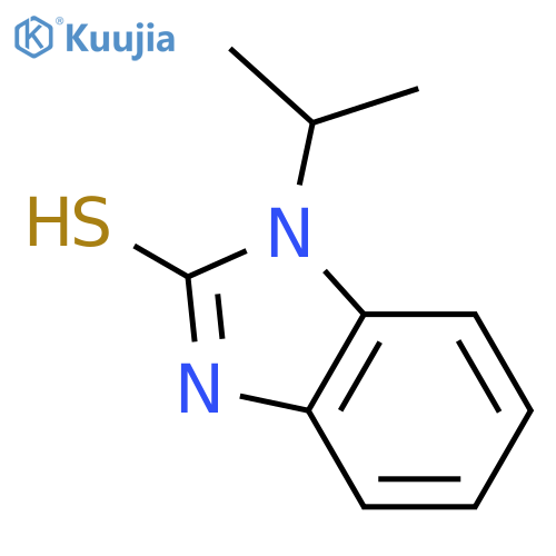 1-(propan-2-yl)-1H-1,3-benzodiazole-2-thiol structure