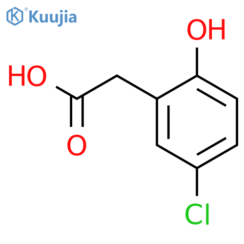 2-(5-chloro-2-hydroxyphenyl)acetic acid structure