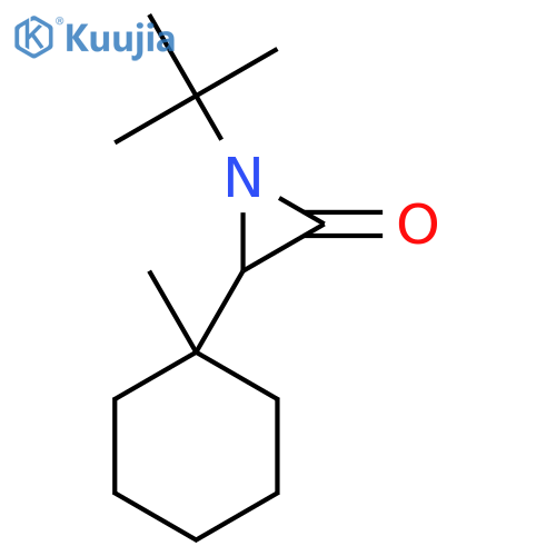 1-Tert-butyl-3-(1-methylcyclohexyl)aziridin-2-one structure