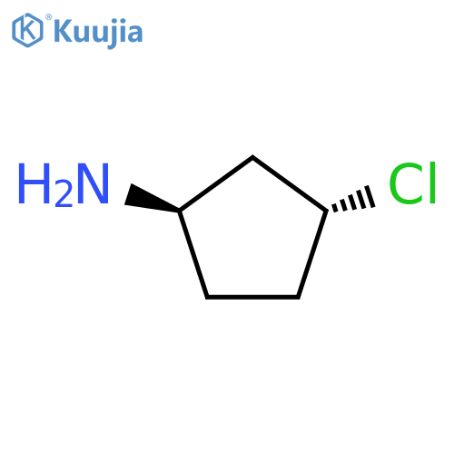 rac-(1R,3R)-3-chlorocyclopentan-1-amine structure