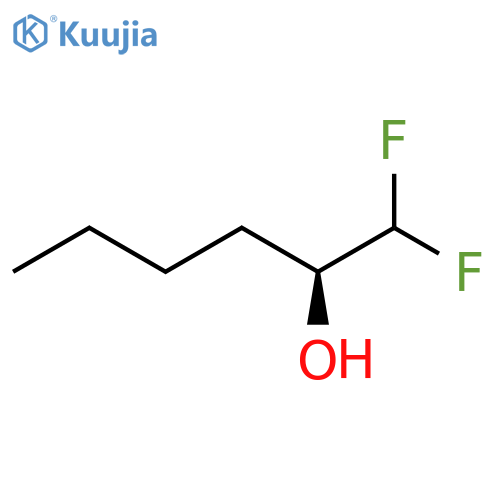 (2S)-1,1-Difluorohexan-2-ol structure