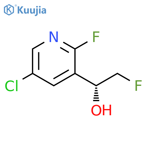 (1R)-1-(5-chloro-2-fluoropyridin-3-yl)-2-fluoroethan-1-ol structure