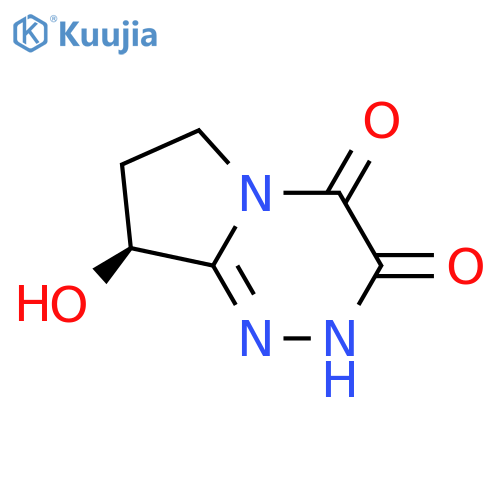 (8S)-8-hydroxy-2H,3H,4H,6H,7H,8H-pyrrolo2,1-c1,2,4triazine-3,4-dione structure