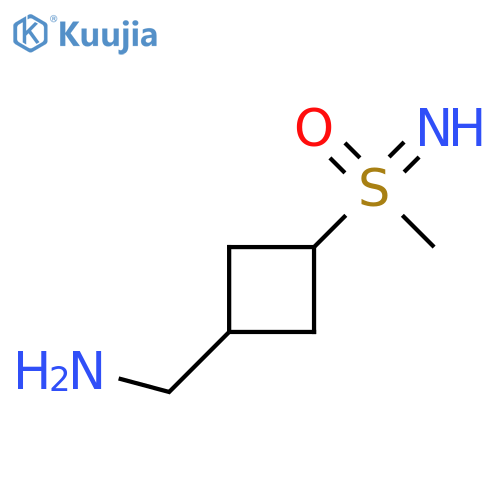 imino(methyl)(1r,3r)-3-(aminomethyl)cyclobutyl-lambda6-sulfanone structure
