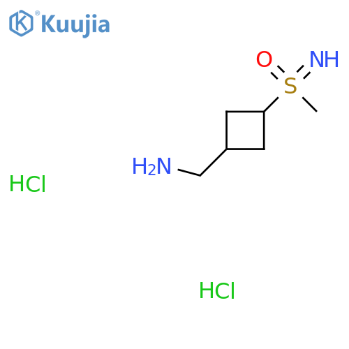 imino(methyl)(1r,3r)-3-(aminomethyl)cyclobutyl-lambda6-sulfanone dihydrochloride, trans structure