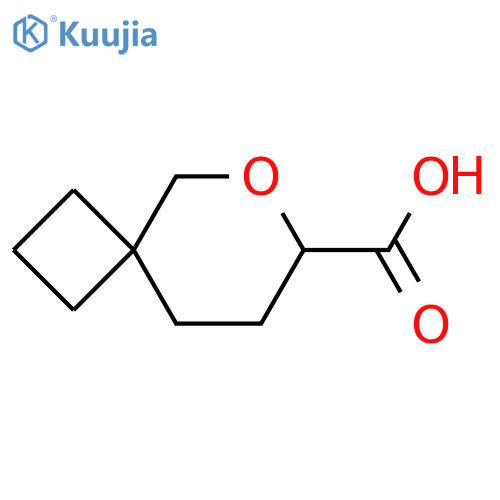 6-oxaspiro3.5nonane-7-carboxylic acid structure
