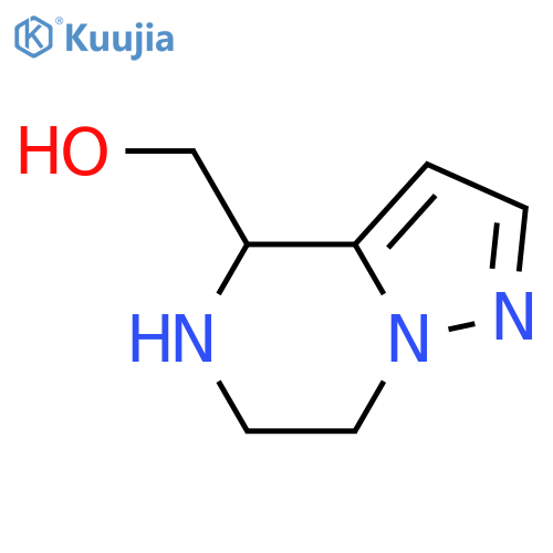 {4H,5H,6H,7H-pyrazolo1,5-apyrazin-4-yl}methanol structure