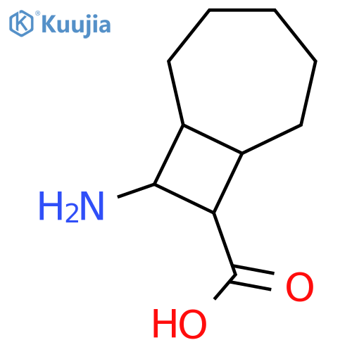 9-aminobicyclo5.2.0nonane-8-carboxylic acid structure