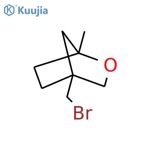 4-(bromomethyl)-1-methyl-2-oxabicyclo2.2.1heptane structure