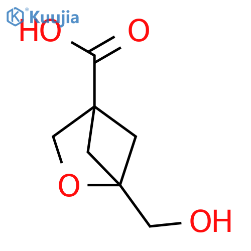 1-(hydroxymethyl)-2-oxabicyclo2.1.1hexane-4-carboxylic acid structure