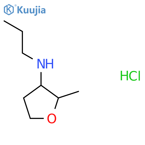 2-methyl-N-propyloxolan-3-amine hydrochloride, Mixture of diastereomers structure
