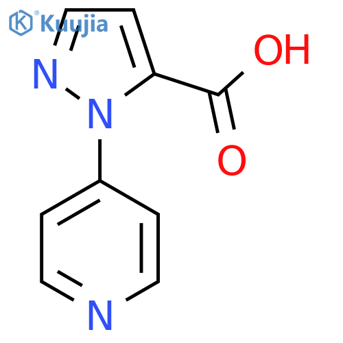 1-(pyridin-4-yl)-1H-pyrazole-5-carboxylic acid structure