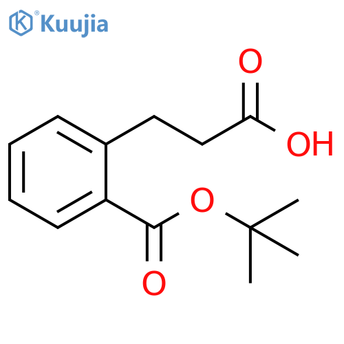 Benzenepropanoic acid, 2-[(1,1-dimethylethoxy)carbonyl]- structure