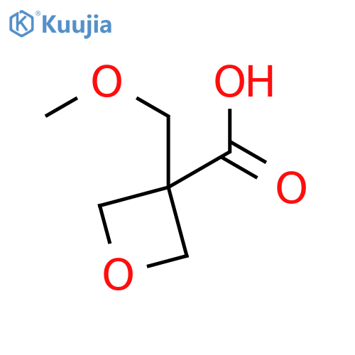 3-Oxetanecarboxylic acid, 3-(methoxymethyl)- structure